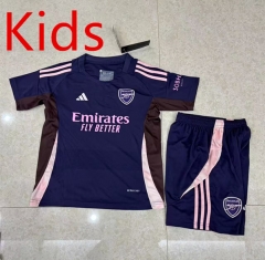 2024-2025 Arsenal  Purple  Kids/Youth Soccer Uniform-4714