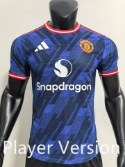 Player Version 2025-2026 Special Version Manchester United Blue Thailand Soccer Jersey AAA-SJ