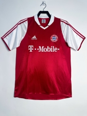 Retro Version 03-04 Bayern München Home Red Thailand Soccer Jersey AAA-811