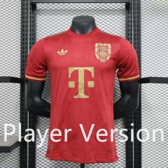 Player Version 2025-26 Anniversary Edition Bayern München Red  Soccer Jersey AAA-888