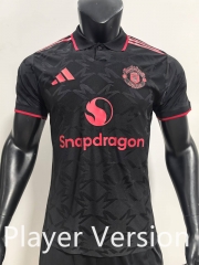 Player Version 2025-2026 Special Version Manchester United Black Thailand Soccer Jersey AAA-SJ