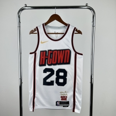 2025 City Edition Houston Rockets White  #28 NBA Jersey-311