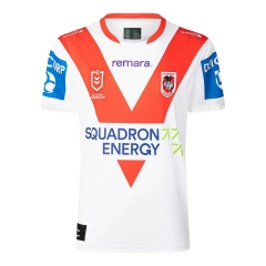2025 St. George Orange& White Rugby Shirt