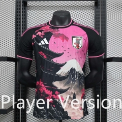 Player Version 2025-2026 Special version Japan Black&Pink Thailand Soccer Jersey AAA-888