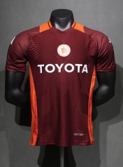 Player Version 2025-26 Roma Red Thailand Soccer Jersey AAA