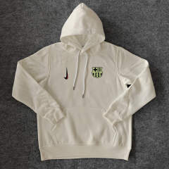 2024-2025 Barcelona White  Thailand Soccer Tracksuit With Hat-LH