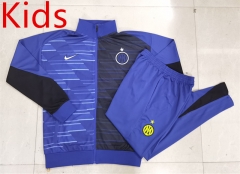 2024-2025 Inter Milan Blue Kids/Youth Soccer Jacket Uniform -815