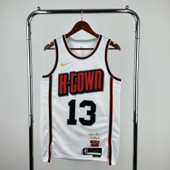 2025 City Edition Houston Rockets White  #13 NBA Jersey-311