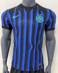 Player  Version 25-26 Inter Milan Blue&Black Thailand  Soccer Jersey AAA