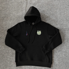 2024-2025 Barcelona Black  Thailand Soccer Tracksuit With Hat-LH