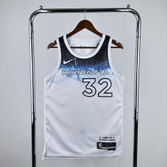 2025 city version Minnesota Timberwolves White  #32 NBA Jersey-311