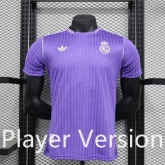 Player Version 2025-26 Real Madrid Purple Thailand Soccer Jersey AAA-888