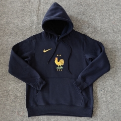 2024-2025 France Royal Blue Thailand Soccer Tracksuit With Hat-LH