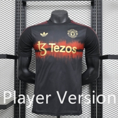 Player Version 2025-2026 Special Edition Manchester United Black&Purple  Thailand Soccer Jersey AAA-888