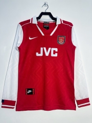 Retro Version 96-97  Arsenal Home Red LS Thailand Soccer Jersey AAA-811