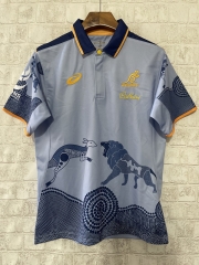 2025  Australia Away Grey Rugby Shirt