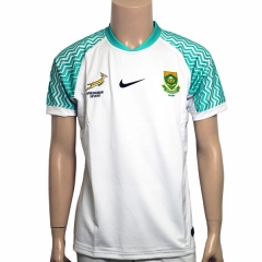 25 South Africa Away White  Thailand Rugby Jersey
