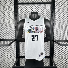 2025 city version Denver Nuggets White  #27  NBA Jersey-311