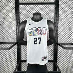 2025 city version Denver Nuggets White  #27  NBA Jersey-311