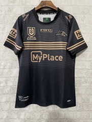 2024-25 Jagua(r) Black  Thailand Rugby Shirt