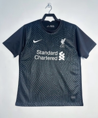 Retro Version 20-21  Liverpool Goalkeeper Black Thailand Soccer Jersey AAA-811
