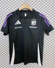 2025-26 Colo-Colo  Black  Thailand Soccer Polo Jersey AAA-2044