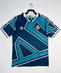Retro Version 95-97 Real Betis Away Blue Thailand Soccer Jersey-811
