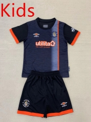 2024-2025 Luton Town Away Black&Gray Kids/Youth Soccer Uniform-AY