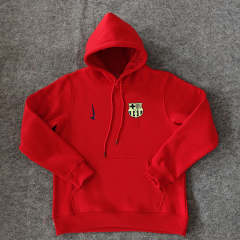 2024-2025 Barcelona Red Thailand Soccer Tracksuit With Hat-LH