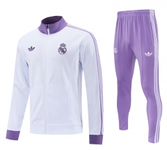 2025-26 Real Madrid White Thailand Soccer Jacket Uniform-4627