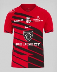 2025 Champions League Edition Toulouse Red Thailand Rugby Shirt