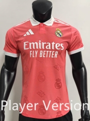 Player Version 2025-26 Real Madrid Pink Thailand Soccer Jersey AAA-SJ