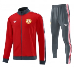 2025-26  Manchester United Red hailand Soccer Jacket Uniform-4627