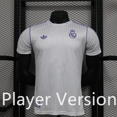 Player Version 2025-2026 Real Madrid White Thailand Soccer Jersey AAA-888