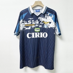 Retro Version 96-97 Lazio Away Blue Thailand Soccer Jersey AAA-7505