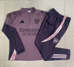 2024-2025 Arsenal Purple  Thailand Soccer Tracksuit-815