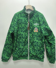 1994 retro version Mexico  Green Reversible Trench Coats -0255