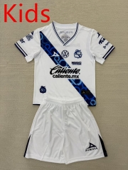 2024-25 Puebla F.C.  Home White kids Soccer Uniform-AY