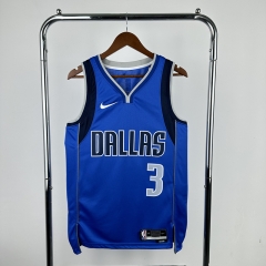 2023 NBA Dallas Mavericks Blue #3 Jersey-311