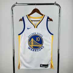 2023   Golden State Warriors  White  #10 NBA Jersey-311