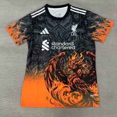 2025-26 Liverpool Black &Orange Thailand Soccer Jersey AAA-709