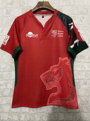 2025 Kenya Samurai Red Thailand Rugby Shirt