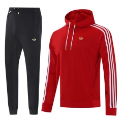 2025 Year of the Snake Commemorative Edition Addia Red Training  Tracksuit Uniform with Hat-LH