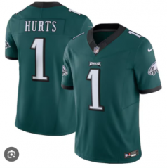 NFL Philadelphia Eagles Green #1 Jalen Hurts Jersey