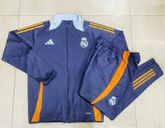 2024-2025   Real Madrid Royal Blue Thailand Soccer Jacket Uniform-815