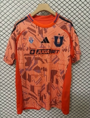 （s-4xl）2025-26  Universidad de Chile  Away Orange Thailand Soccer Jersey AAA-2044
