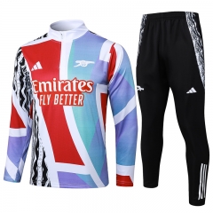 2024-2025 Arsenal  Red&Blue  Thailand Soccer Tracksuit-815