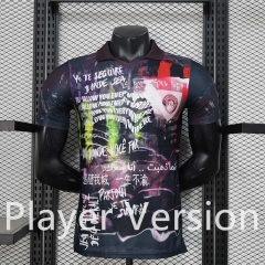 Player Version 2025-26 Manchester City Black&Purple  Thailand Soccer Jersey AAA-888