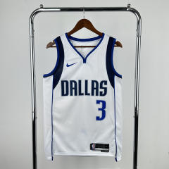 2023 NBA Dallas Mavericks White #3 Jersey-311