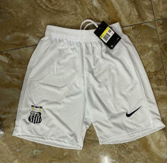 Retro Version 11-13  Santos Home White Thailand Soccer Shorts-2483